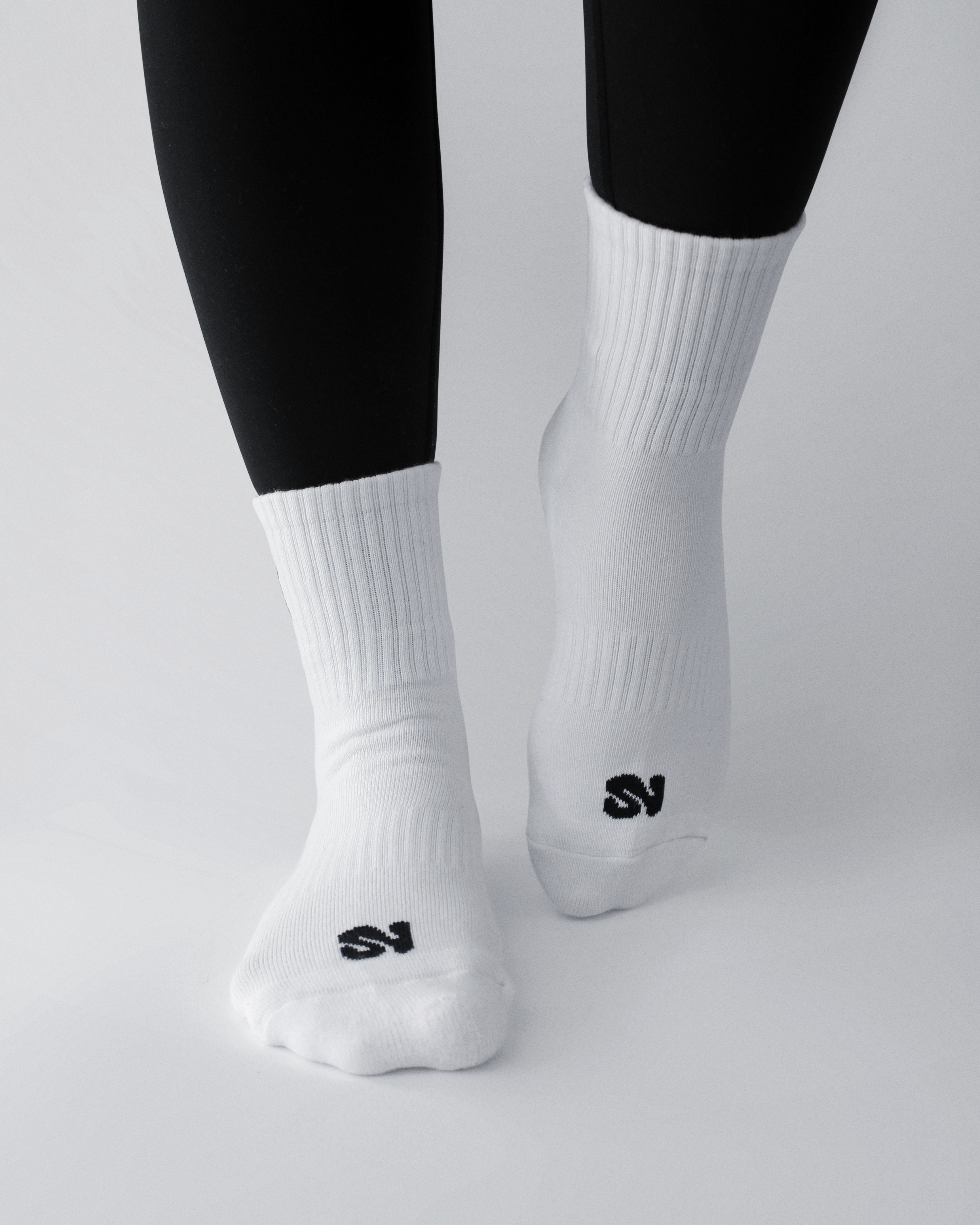 Grip Sock - Classic White / Navy